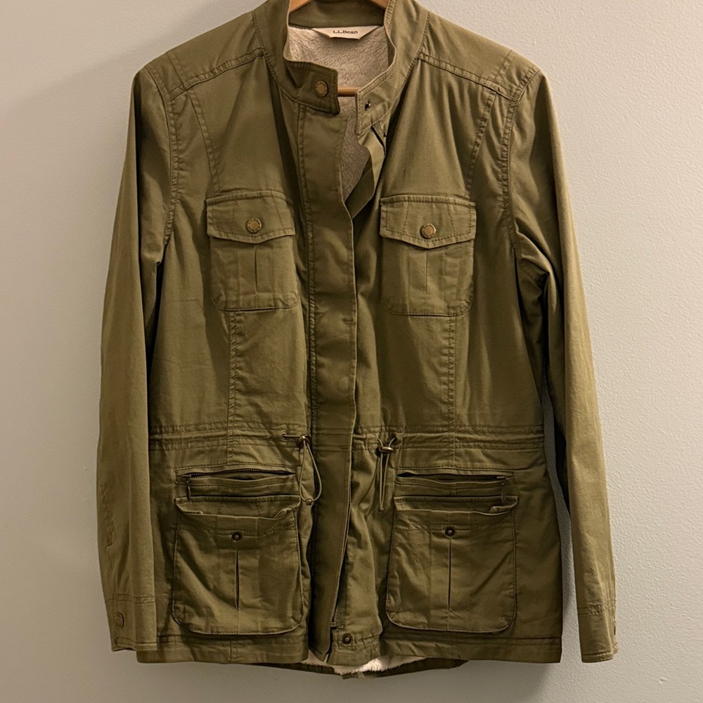 L.L. Bean Women's Utility Jacket in Olive